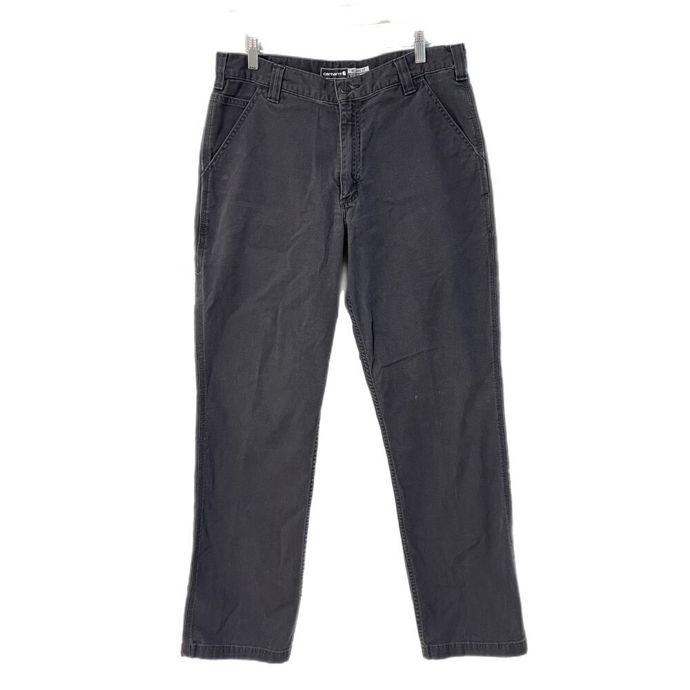 Carhartt Carpenter Pants Relaxed Straight Size 34/34 (34x32) Dark Gray Dungarees
